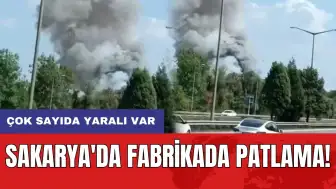 Sakarya'da Oba makarna fabrikasında patlama! Çok sayıda yaralı var