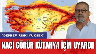 Naci Görür Kütahya için uyardı: "Deprem riski yüksek"