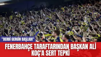 Fenerbahçe Taraftarından Başkan Ali Koç'a Sert Tepki