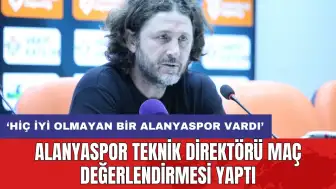 Alanyaspor teknik direktörü maç değerlendirmesi yaptı