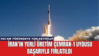 İran’ın Yerli Üretim Çemran-1 Uydusu Başarıyla Fırlatıldı