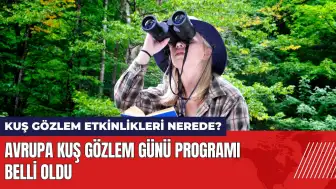 Avrupa Kuş Gözlem Günü programı: Kuş gözlem etkinlikleri nerede?