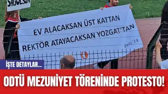 ODTÜ Mezuniyet Töreninde Protesto!