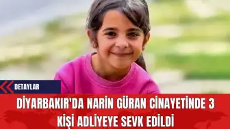 Diyarbakır'da Narin Güran Cinayetinde 3 Kişi Adliyeye Sevk Edildi