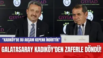 Galatasaray Kadıköy'den Zaferle Döndü! "Kadıköy'de bu akşam kepenk indirttik"