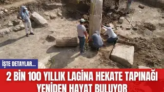 2 Bin 100 Yıllık Lagina Hekate Tapınağı Yeniden Hayat Buluyor