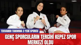 Genç sporcuların tercihi Kepez Spor Merkezi oldu