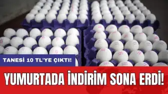 Yumurtada indirim sona erdi: Tanesi 10 TL'ye çıktı!