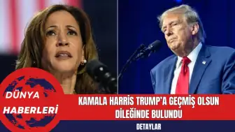 Kamala Harris Trump’a Geçmiş Olsun Dileğinde Bulundu