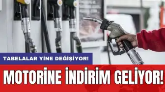 Motorine indirim geliyor: Tabelalar yine değişiyor!