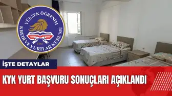 KYK yurt başvuru sonuçları açıklandı