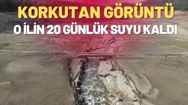 20 günlük suyu kaldı