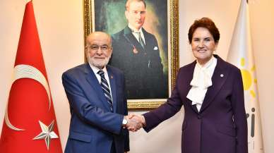 Akşener, Karamollaoğlu ile bir araya geldi