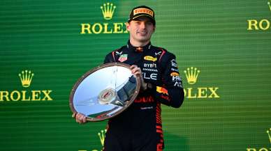 Avustralya Grand Prix'sinde kazanan Max Verstappen