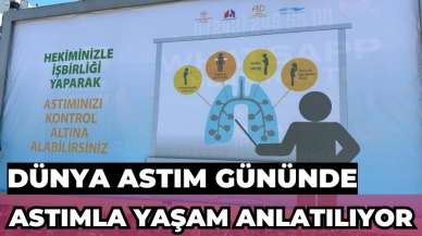 Astımla yaşam anlatılıyor