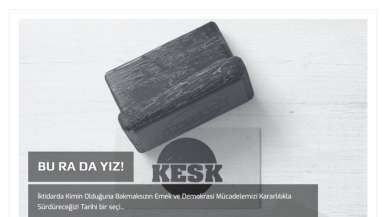 KESK: BURADAYIZ, EMEK BİZİM GELECEK BİZİM