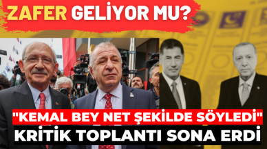 SON DAKİKA.. ÖZDAĞ KARARINI VERDİ... ZAFER PARTİSİ İKİNCİ TURDA KILIÇDAROĞLU'NU DESTEKLEYECEK