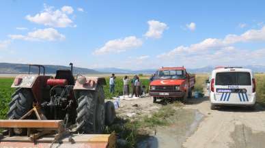 Tarlada çalışan çocuğa yorgun mermi isabet etti