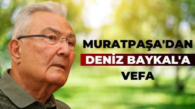 Muratpaşa’dan ‘Deniz Baykal’a vefa