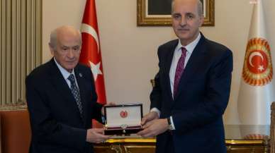 TBMM Başkanı Numan Kurtulmuş görevi geçici başkan Devlet Bahçeli’den devraldı