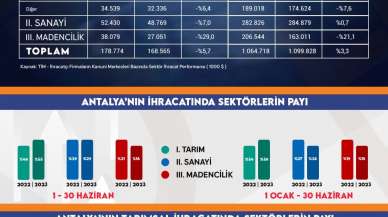    Antalya tarımı, ihracatta yüz güldürdü