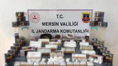 Mersin'de Kaçak Makaron Operasyonu