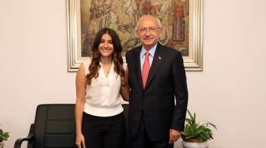 Kemal Kılıçdaroğlu, ABD’de araştırma görevlisi olan Lara Özkan ile buluştu