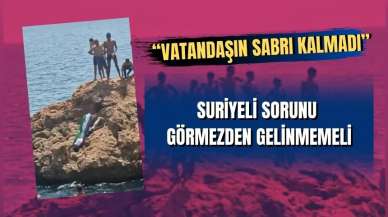 Suriyeliler sahillerde bayrak açmaya devam ediyor! “Vatandaşın sabrı kalmadı”