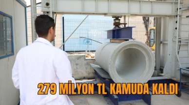 Antalya'da 279 Milyon TL kamuda kaldı