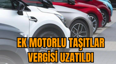 Ek Motorlu Taşıtlar Vergisi'nde gelişme