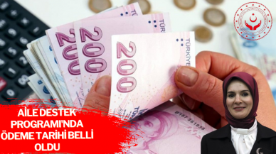 Aile Destek Programı'nda ödeme tarihi belli oldu