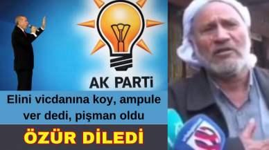 Elini vicdanına koy, ampule ver dediğine pişman oldu