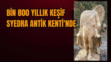 Bin 800 yıllık keşif Syedra Antik Kenti'nde