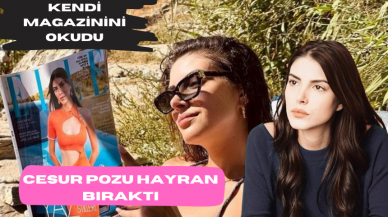 DENİZ BAYSAL'DAN CESUR BİKİNİLİ POZ