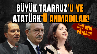 Büyük Taarruz’u ve Atatürk’ü anmadılar