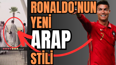 RONALDO'NUN YENİ 'ARAP' STİLİ