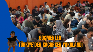 Göçmenler Türkiye’den kaçarken yakalandı