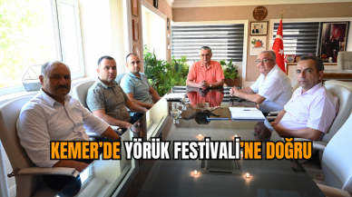 Kemer’de Yörük Festivali’ne doğru