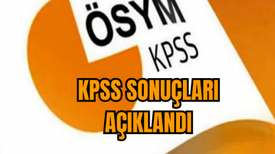 BEKLENEN HABER KPSS SONUÇLARI AÇIKLANDI