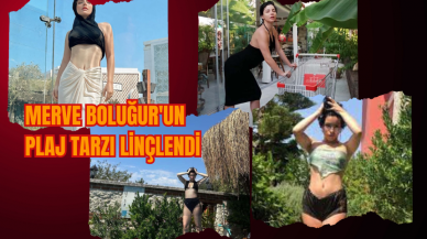 Merve Boluğur'un plaj tarzı linçlendi