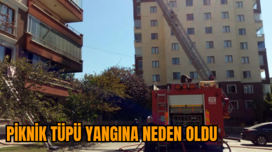 Patlayan Piknik Tüpü Yangına Neden Oldu