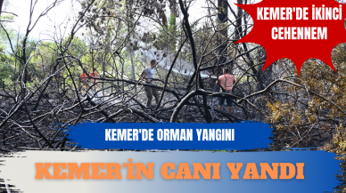 Kemer’de ikinci cehennem: orman yangını çıktı