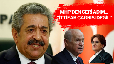 MHP'den geri adım... "İttifak çağrısı değil"