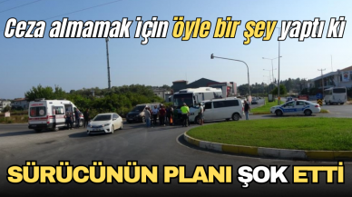 Otel servis şoförünün ceza almamak için yaptığı plan şok etti