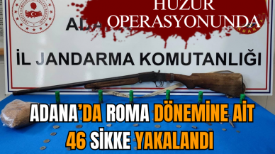 Adana’da Roma dönemine ait 46 sikke yakalandı