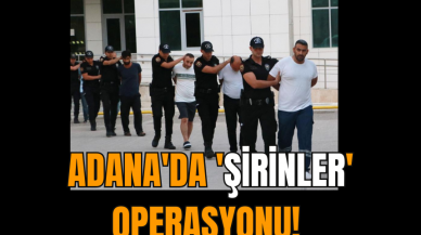 Adana'da 'şirinler' operasyonu!