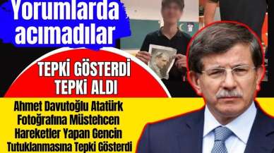 Davutoğlu'ndan Atatürk'e hakaret eden öğrenciye sahip çıktı