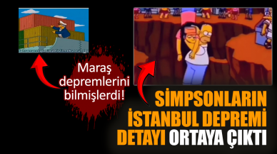 Simpsonların İstanbul depremi detayı ortaya çıktı