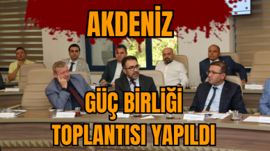 Akdeniz güç birliği toplantısı yapıldı