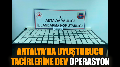 Antalya'da uy*şturucu satanlara dev operasyon